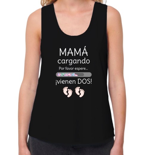 Camiseta Mujer Tirantes Loose Fit FUTURA MAMA GEMELOS laTostadora - latostadora.com - Modalova