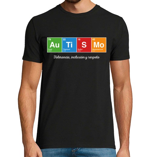 Camiseta Hombre Manga Corta Autismo: Tolerancia, Inclusión y Respeto laTostadora - latostadora.com - Modalova