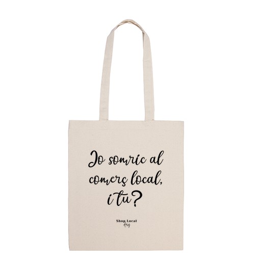 Bolsa De Tela Totebag - Jo somric, Català laTostadora