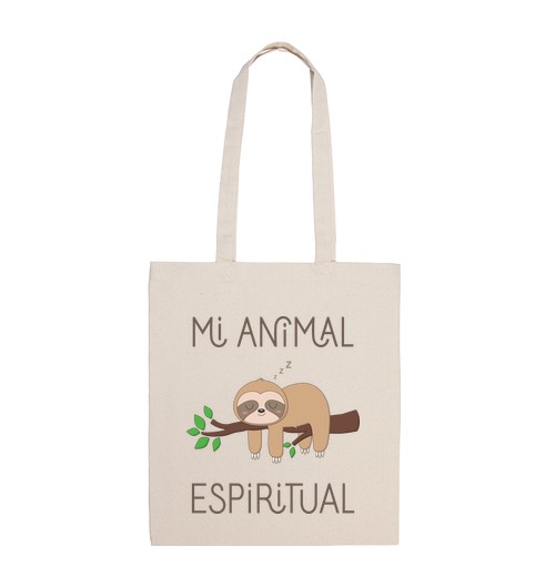 Bolsa De Tela Tote Bag Perezoso, Mi Animal Espiritual laTostadora