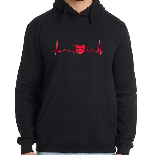 Sudadera Con Capucha Para Hombre regalo de navidad del teatro melpomene laTostadora