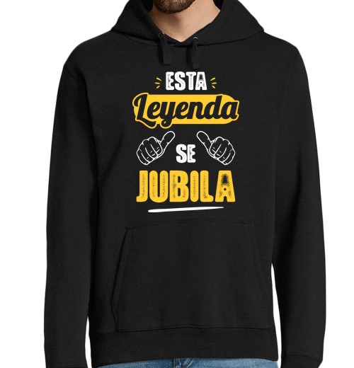 Sudadera Con Capucha Para Hombre Esta Leyenda Se Jubila V2 laTostadora - latostadora.com - Modalova
