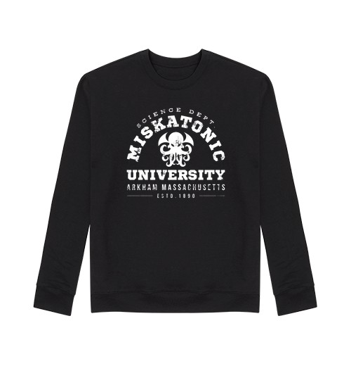 Sudadera Sin Capucha Unisex universidad miskatonic laTostadora