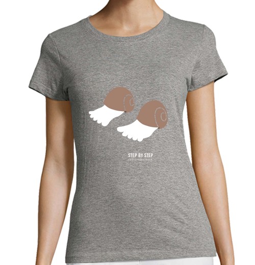 Camiseta Mujer Manga Corta Step by Step laTostadora - latostadora.com - Modalova