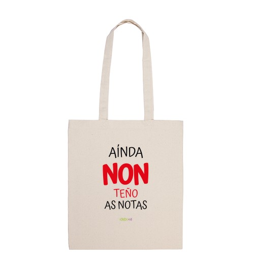 Bolsa De Tela Bolsa de tela para profes- Aún no tengo las notas - En gallego, blanca laTostadora