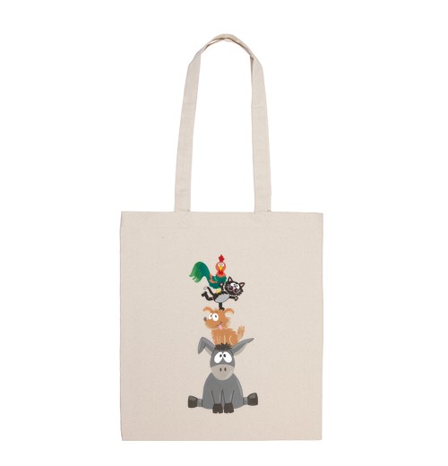 Bolsa De Tela Los músicos de Bremen laTostadora