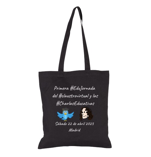 Bolsa De Tela Jornadas Madrid blanco laTostadora