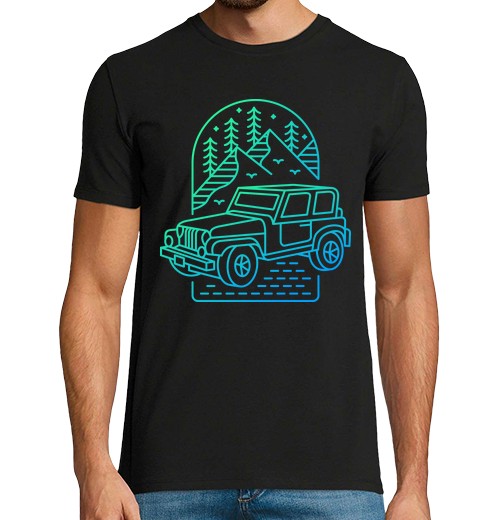 T-Shirt Uomo Manica Corta La Mia Jeep La Mia Avventura 2