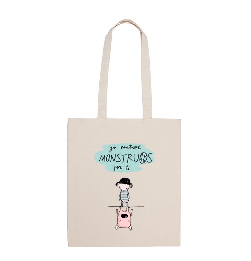 Bolsa De Tela Yo mataré monstruos por ti laTostadora