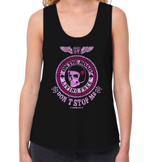 Camiseta Mujer Tirantes Loose Fit On The Road Living Free laTostadora - latostadora.com - Modalova