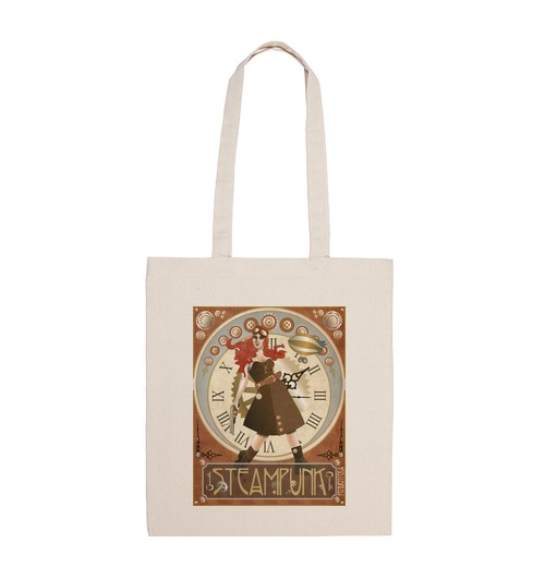 Bolsa De Tela Bandolera Steampunk woman laTostadora - latostadora.com - Modalova