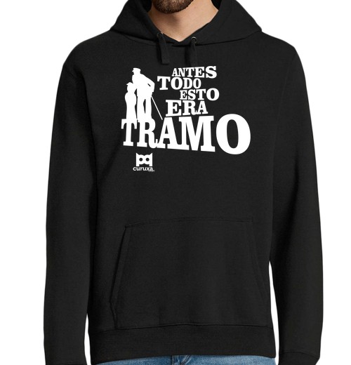 Sudadera Con Capucha Para Hombre Antes era tramo (blanco) laTostadora