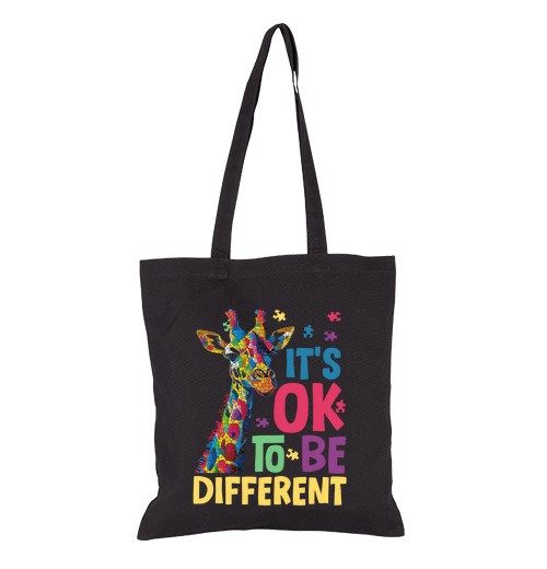 Bolsa De Tela conciencia del autismo jirafa laTostadora