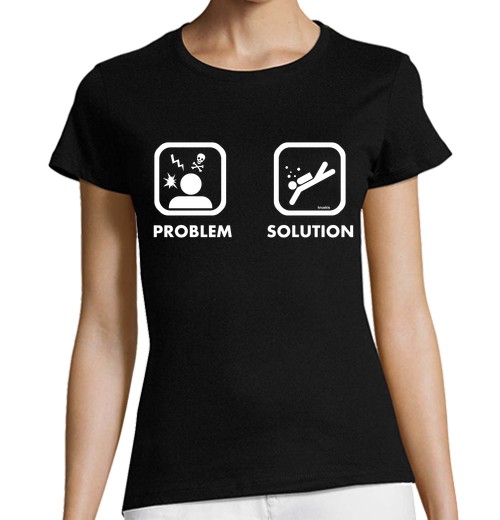 Camiseta Mujer Manga Corta PROBLEM laTostadora - latostadora.com - Modalova