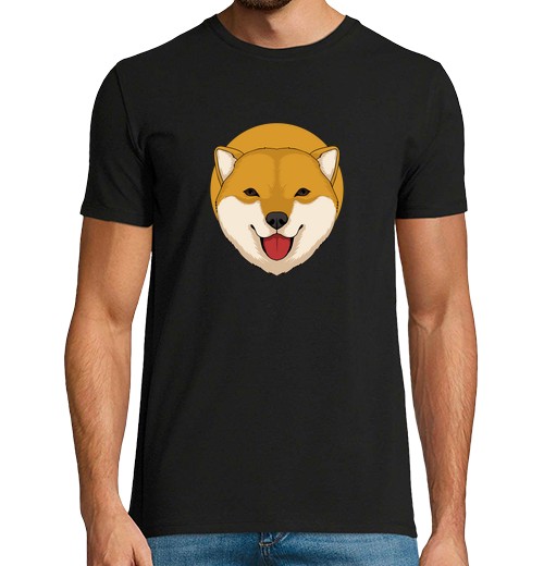 T-Shirt Uomo Manica Corta Cane Shiba Inu-image