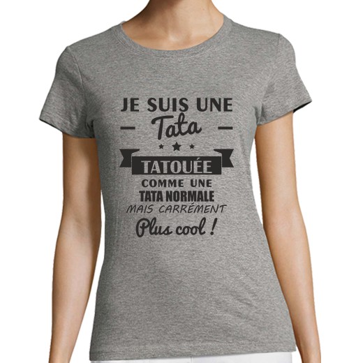 Camiseta Mujer Manga Corta tía tatuada regalo tía humor laTostadora - latostadora.com - Modalova