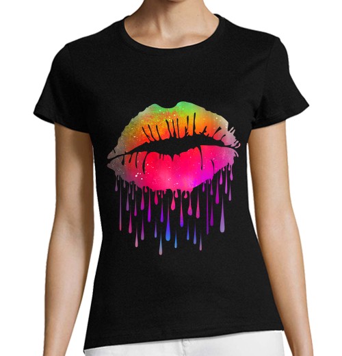 Camiseta Mujer Manga Corta labios como azúcar laTostadora - latostadora.com - Modalova