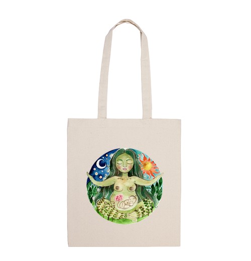 Bolsa De Tela Mamá Tierra bolsa tela laTostadora