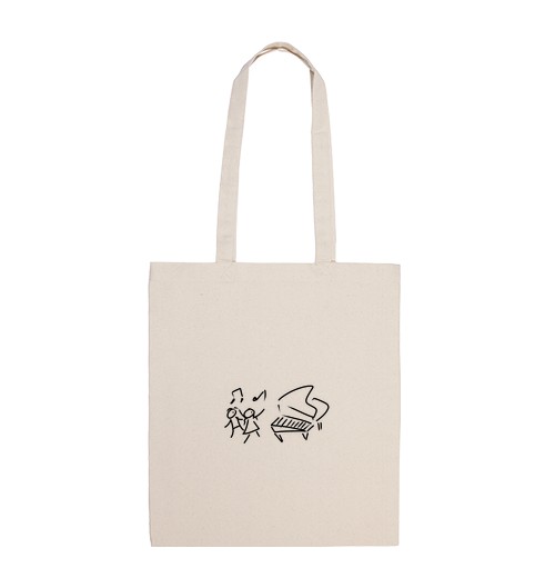 Bolsa De Tela Piano kids, bolsa de tela laTostadora