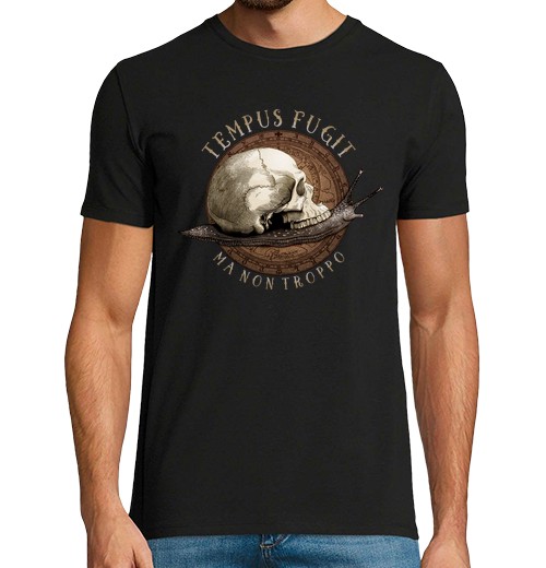 Camiseta Hombre Manga Corta Tempus Fugit (ma non troppo) laTostadora - latostadora.com - Modalova