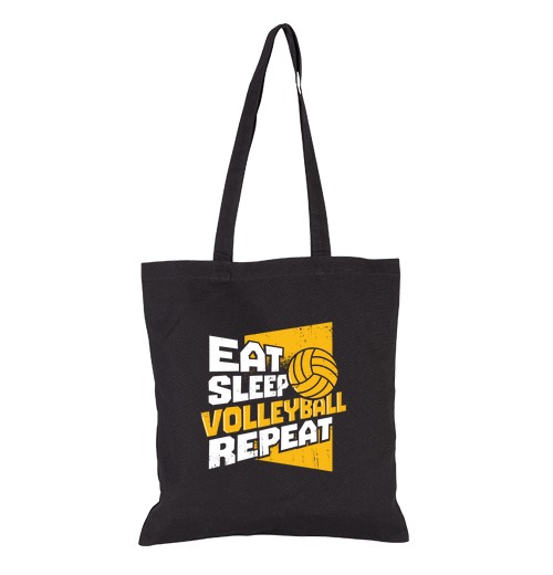 Bolsa De Tela comer dormir voleibol repetir laTostadora