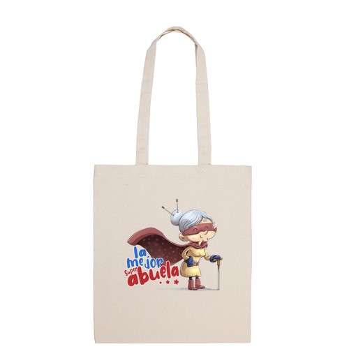 Bolsa De Tela La mejor super abuela laTostadora