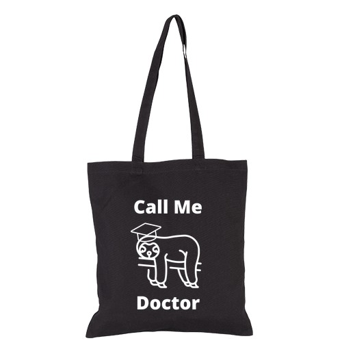 Bolsa De Tela llámame doctor perezoso dr saludos laTostadora