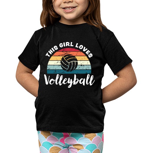 T-shirt bambino manica corta questa ragazza adora i bambini che gioc