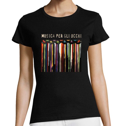 Camiseta Mujer Manga Corta música para los ojos 16 laTostadora - latostadora.com - Modalova