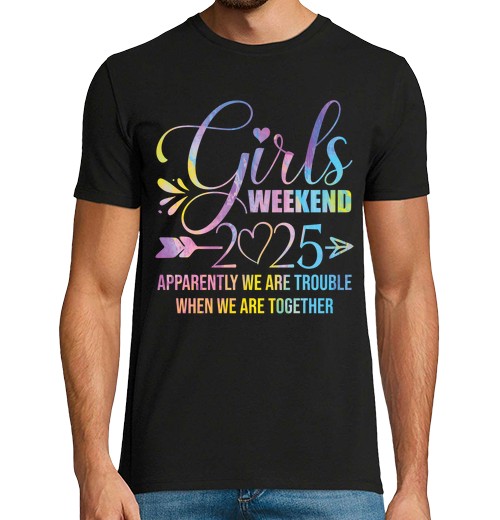 Camiseta Hombre Manga Corta somos chicas problemáticas viaje 2025 - latostadora.com - Modalova