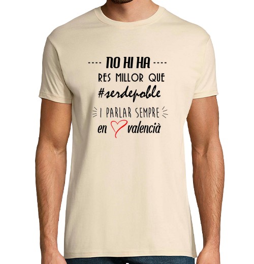 T-Shirt Uomo Manica Corta Essere Poble-image