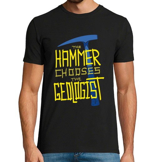 Camiseta Hombre Manga Corta The Hammer chooses the Geologist laTostadora - latostadora.com - Modalova