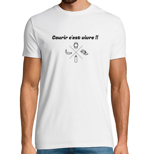 T-Shirt Uomo Manica Corta Correre è Vivere-image