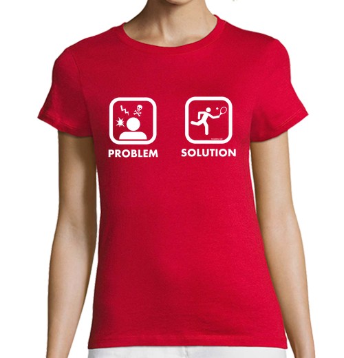Camiseta Mujer Manga Corta Problem Solution Smash laTostadora - latostadora.com - Modalova