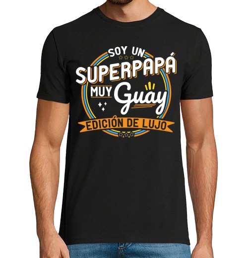 T-shirt uomo manica corta sono un super papà davvero cool