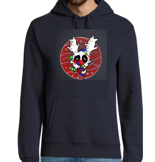 Sudadera Con Capucha Para Hombre Reno navidad sudadera laTostadora