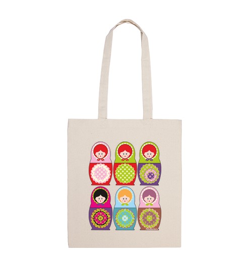 Bolsa De Tela Muñecas rusas laTostadora