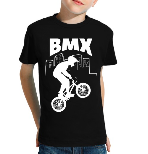 T-shirt bambino manica corta Idea regalo bmx per uomo e bambino