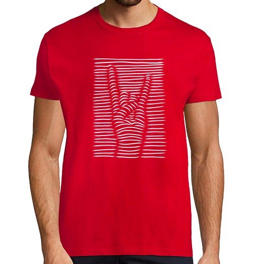 Camiseta Hombre Manga Corta Mano Rock and Roll laTostadora - latostadora.com - Modalova