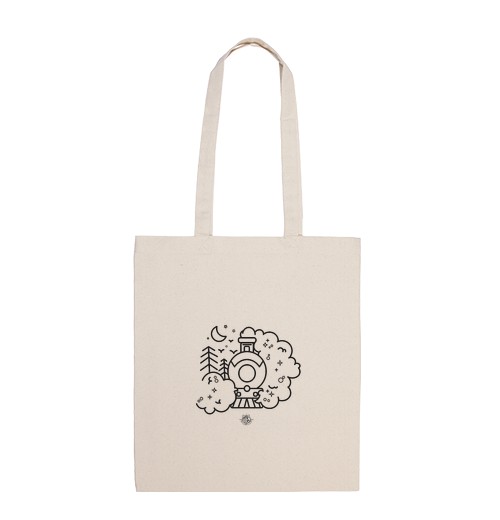 Borsa Di Tela Il Tempo Fugge-image