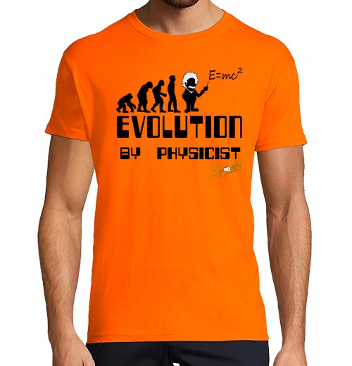 Camiseta Hombre Manga Corta Evolution by Physicist laTostadora - latostadora.com - Modalova