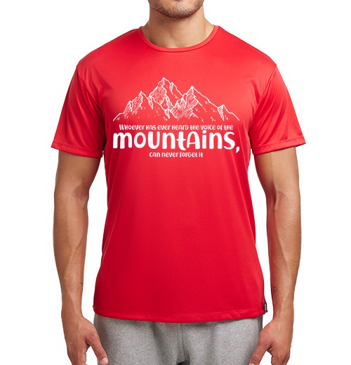 Camiseta Hombre Deportiva The Voice of the Mountains laTostadora - latostadora.com - Modalova
