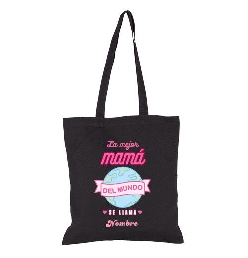 Bolsa De Tela La mejor mamá del mundo personalizable laTostadora