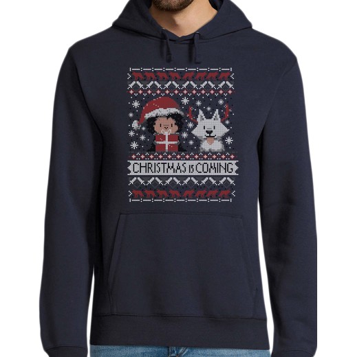 Sudadera Con Capucha Para Hombre se acerca la navidad laTostadora
