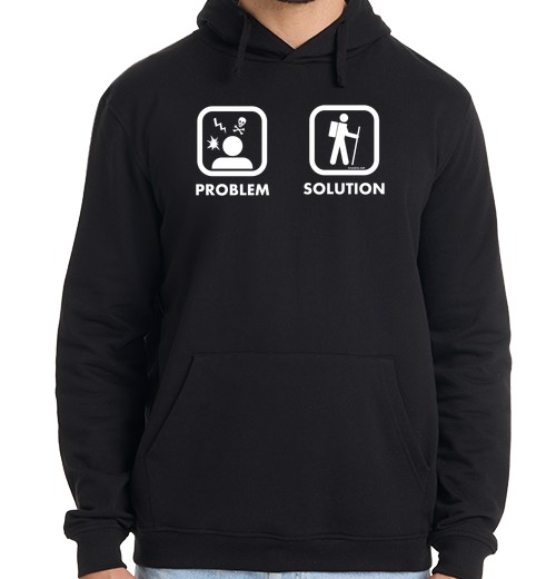 Sudadera Con Capucha Para Hombre Problem Solution Trek laTostadora - latostadora.com - Modalova