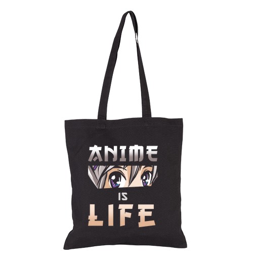 Bolsa De Tela anime diciendo que el anime es vida laTostadora