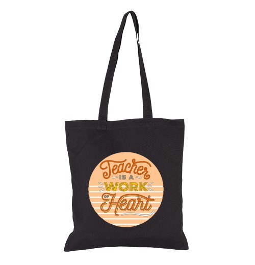 Bolsa De Tela maestra con corazon laTostadora