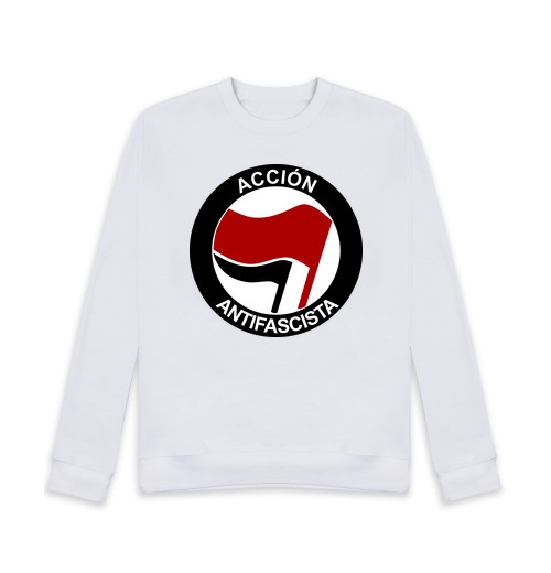 Sudadera Sin Capucha Unisex Acción Antifascista laTostadora - latostadora.com - Modalova