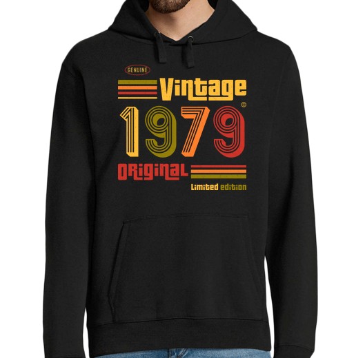 Sudadera Con Capucha Para Hombre Vintage 1979 laTostadora