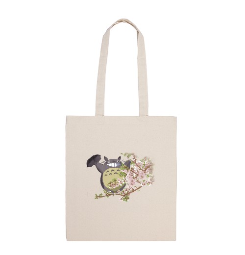 Bolsa De Tela TOTORO and the Flowers laTostadora